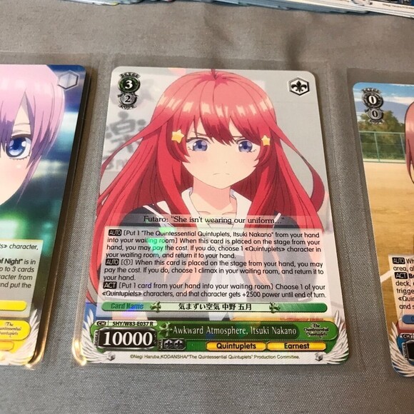 Weiss Schwarz Quintessential Quintuplets Card Lot 20 Commons and 3 Various Rares - Picture 4 of 5